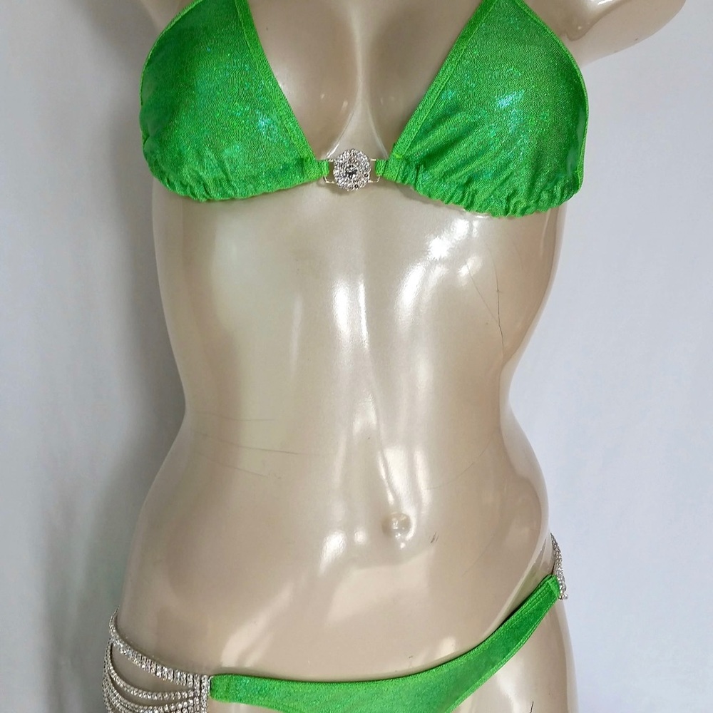 LIME GREEN BIKINI SUIT